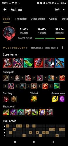 Probuilds for LoL & Wild Rift スクリーンショット 0