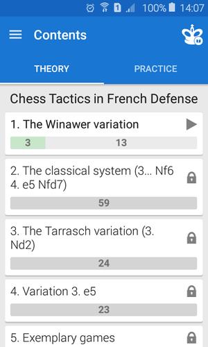 Chess Tactics: French Defense स्क्रीनशॉट 1