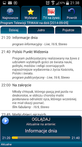 TV Trwam i Radio Maryja Polska Capture d'écran 2