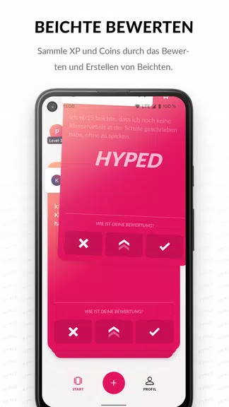 HYPED - soziales Netzwerk スクリーンショット 2