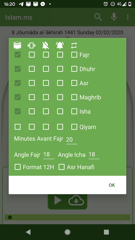 Islam.ms Prayer Times & Qiblah スクリーンショット 3