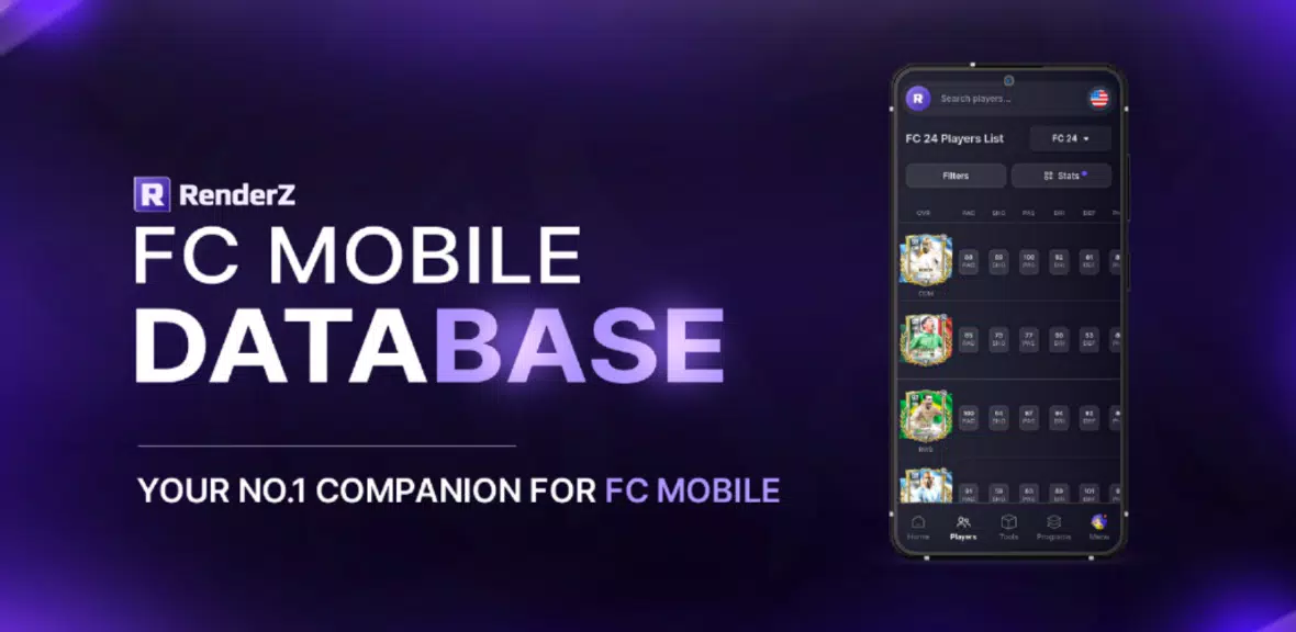 RenderZ: FC Mobile 24 Database Captura de tela 0