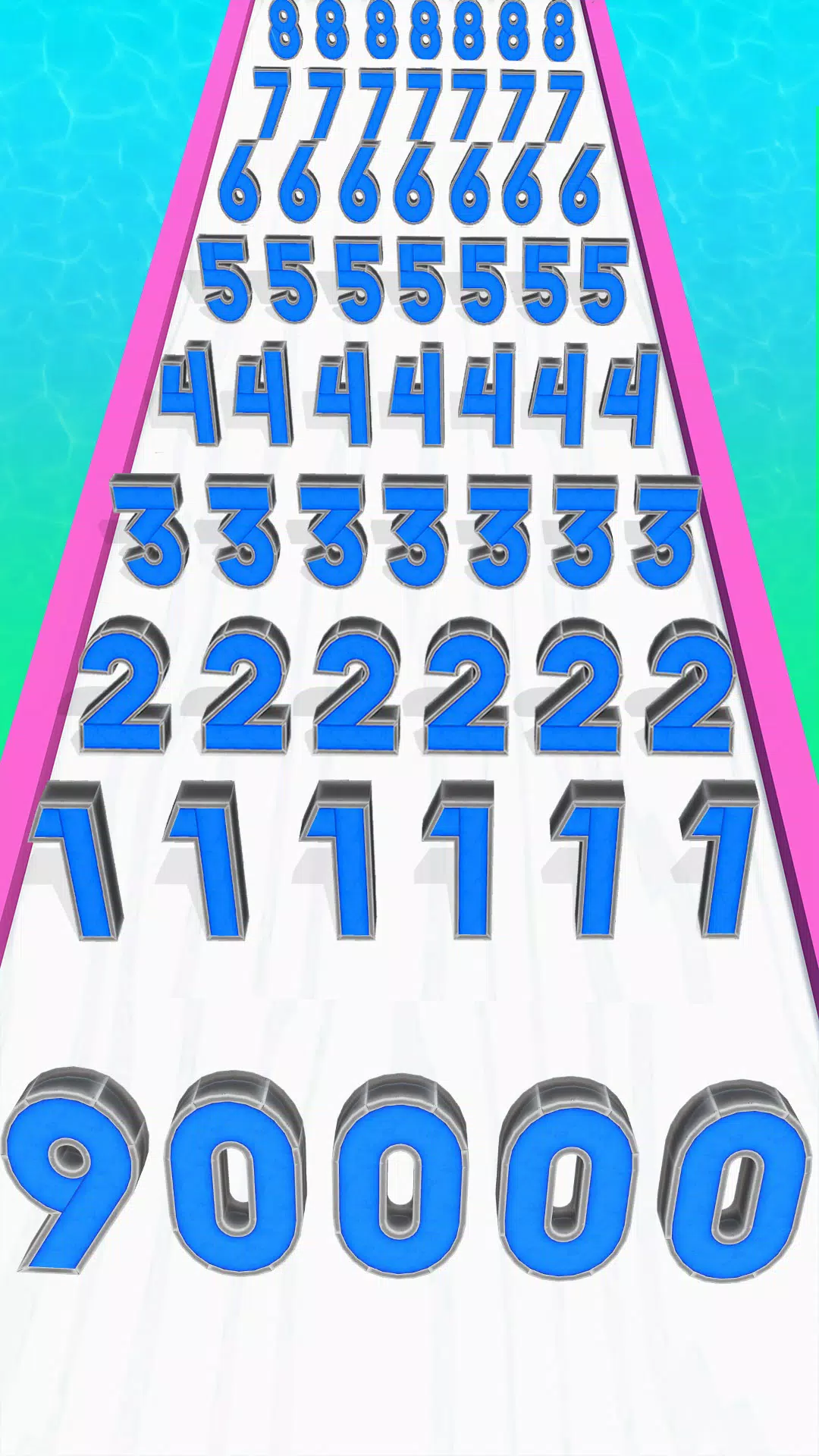 Number Master Run 3D Games Screenshot 1