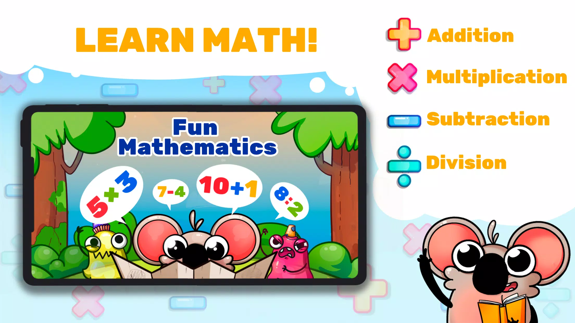 Math games for kids: Fun facts Ekran Görüntüsü 0