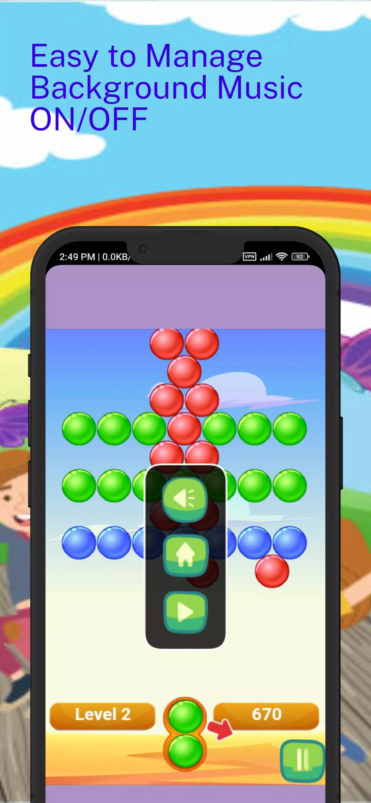 Sky Bubble Shooter : Rainbow應用截圖第3張