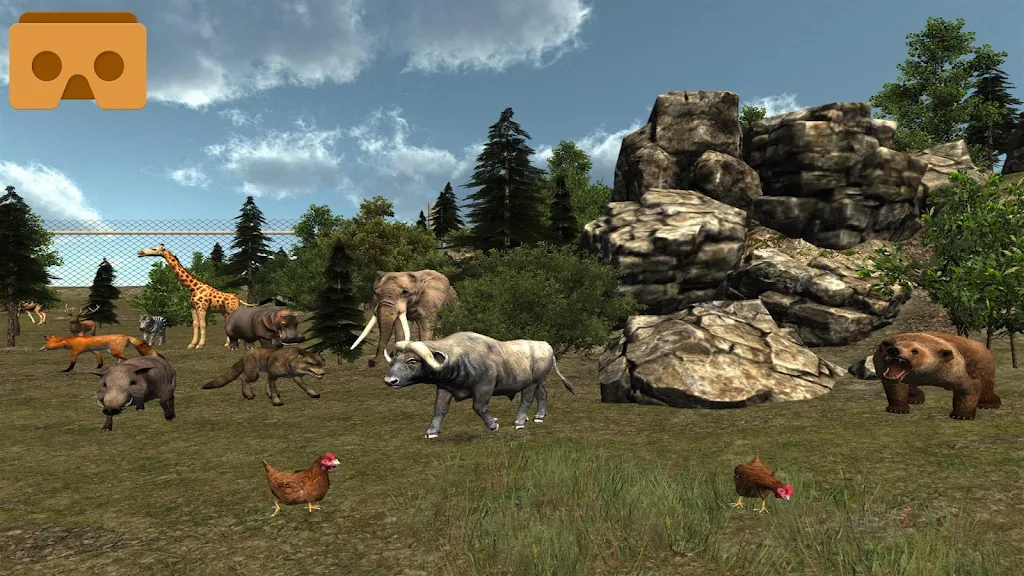 VR Virtual Zoo 3D ภาพหน้าจอ 0