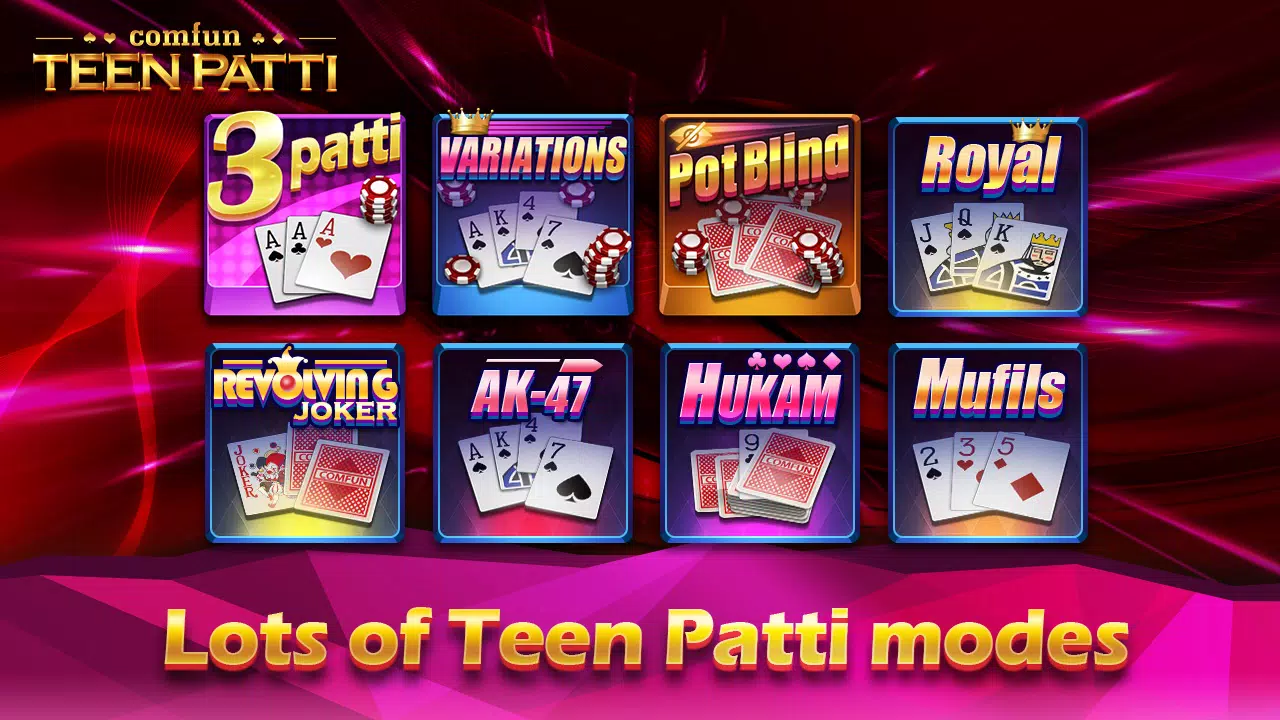 Teen Patti Comfun Card Online Captura de pantalla 1