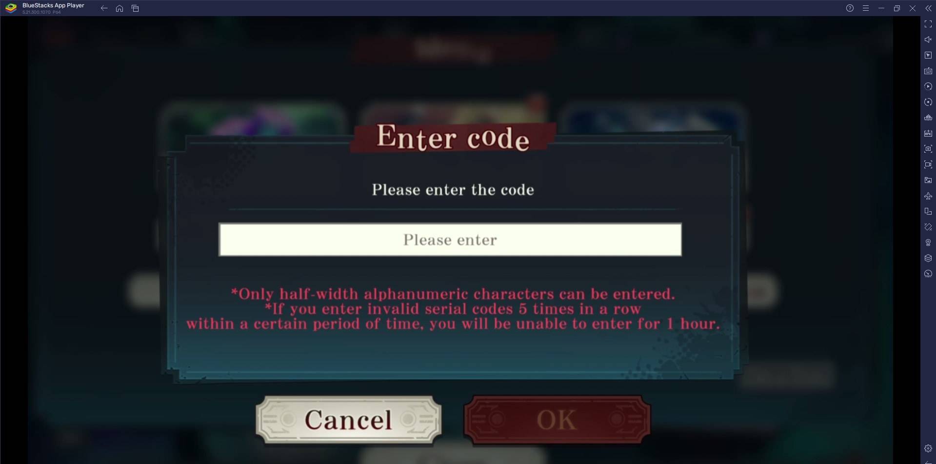 Jujutsu Kaisen Phantom Parade Redeem Code Process