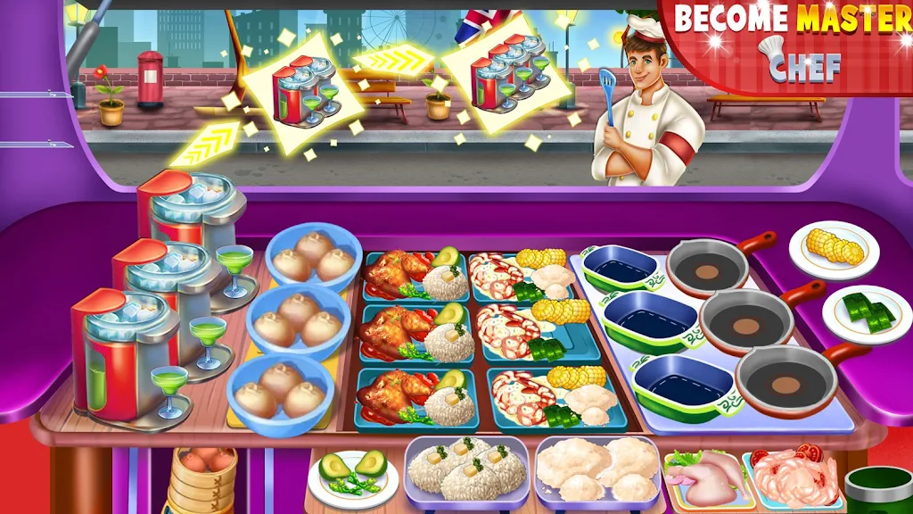 Food truck Empire Cooking Game Screenshot 1