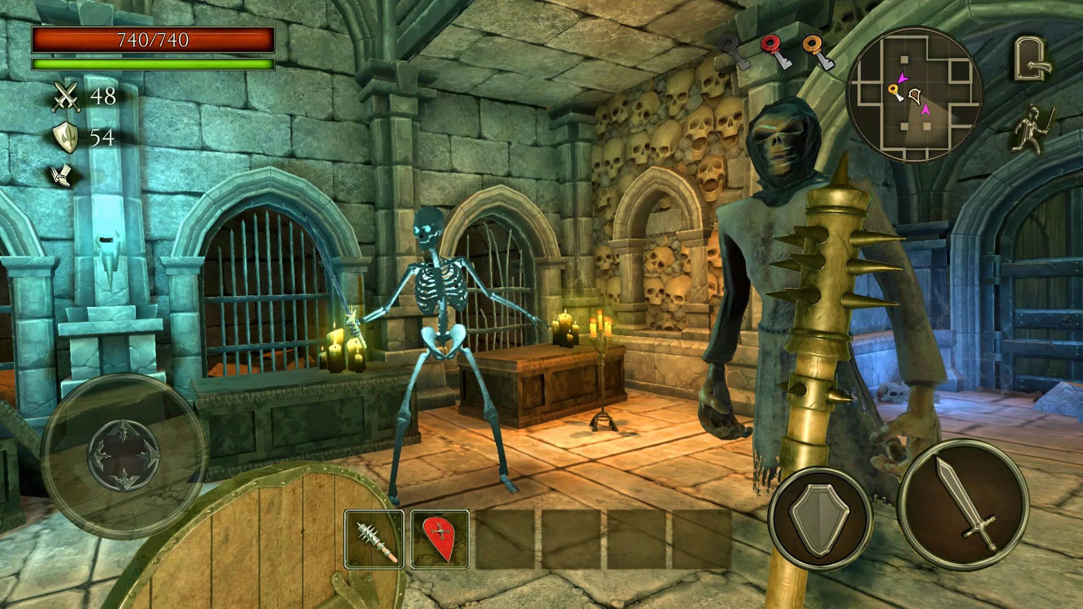 Ghoul Castle 3D - Action RPG Скриншот 1