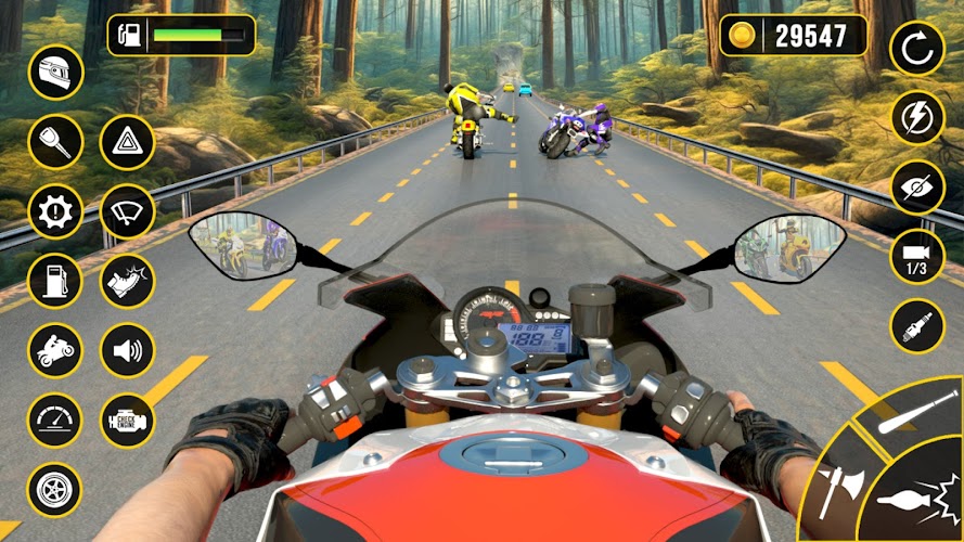 Schermata Moto Attack - Bike Racing Game 2