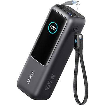Banque d'alimentation Anker 25 000mAh 165W avec deux câbles USB de type C intégrés