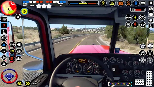 American Cargo Truck Games Sim स्क्रीनशॉट 1