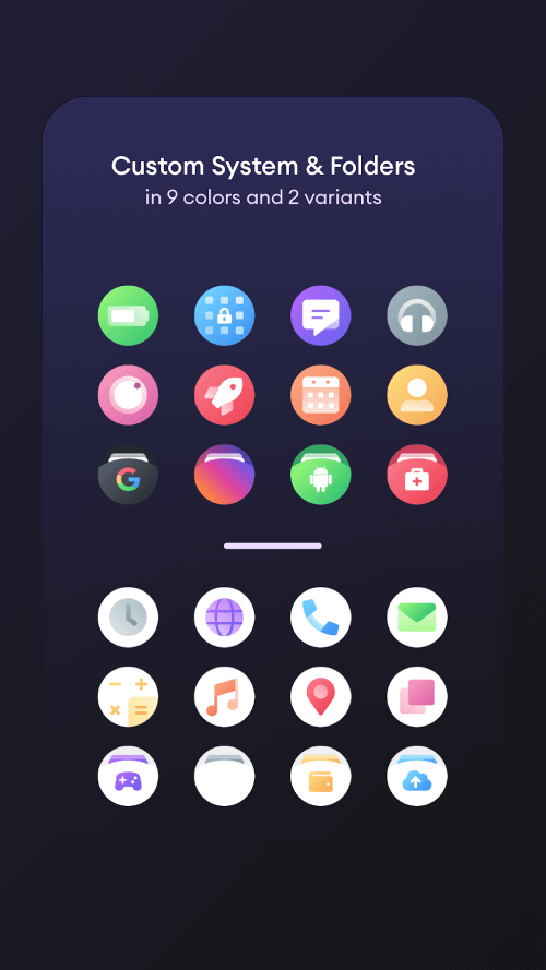 Australis - Icon Pack Mod Ảnh chụp màn hình 3