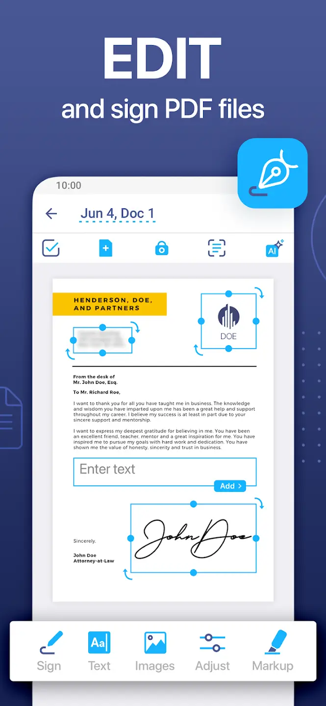 iScanner - Сканер Документов Скриншот 1