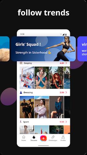 Shorts VotTak: Short Video App Ảnh chụp màn hình 1