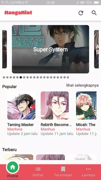 MangaMint - Baca Manga & Komik Bahasa Indonesia Screenshot 0