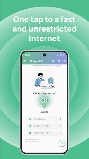 Schermata SimpleLink VPN 1