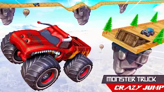 Monster Car Stunts Game 2023 Screenshot 3