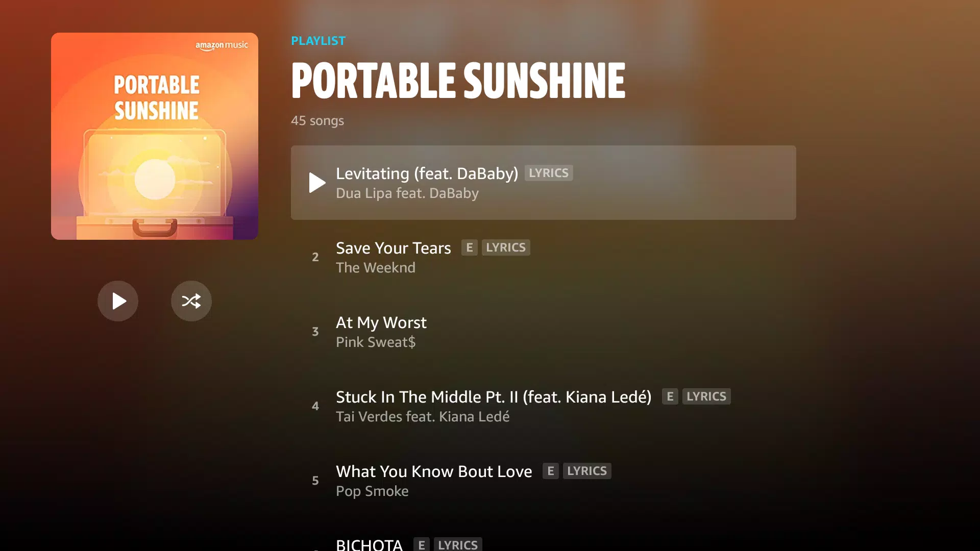 Amazon Music Capture d'écran 0