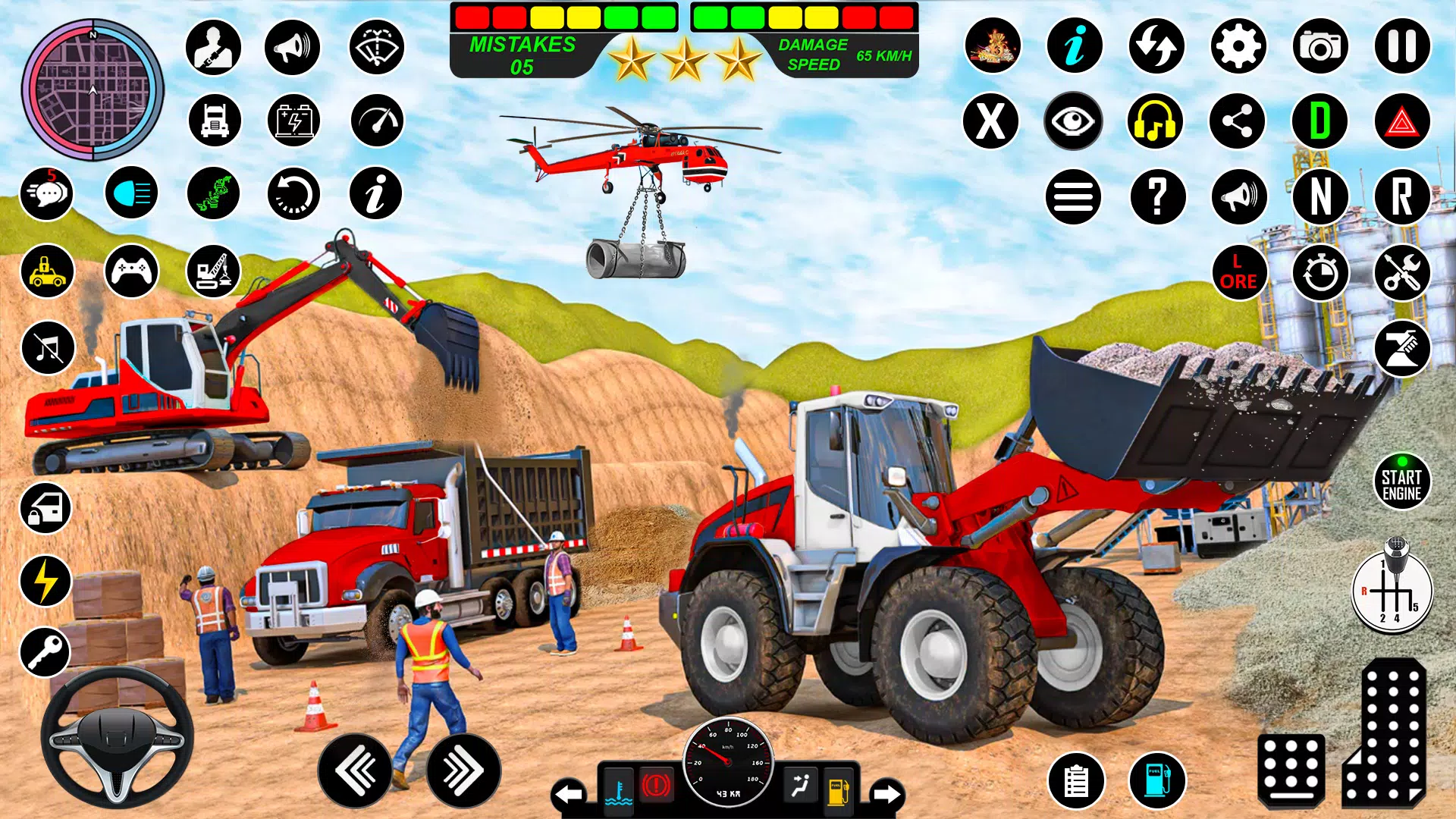 Snow Excavator Simulator Game Screenshot 2