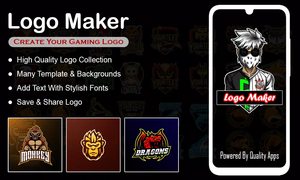 FF Logo Maker - Gaming Esport Captura de pantalla 0