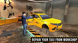 USA Taxi Car Driving: Car Game स्क्रीनशॉट 3