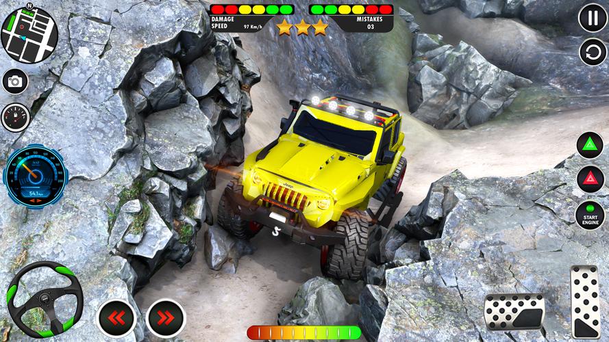 US Offroad Fury Car Driving 3D स्क्रीनशॉट 3