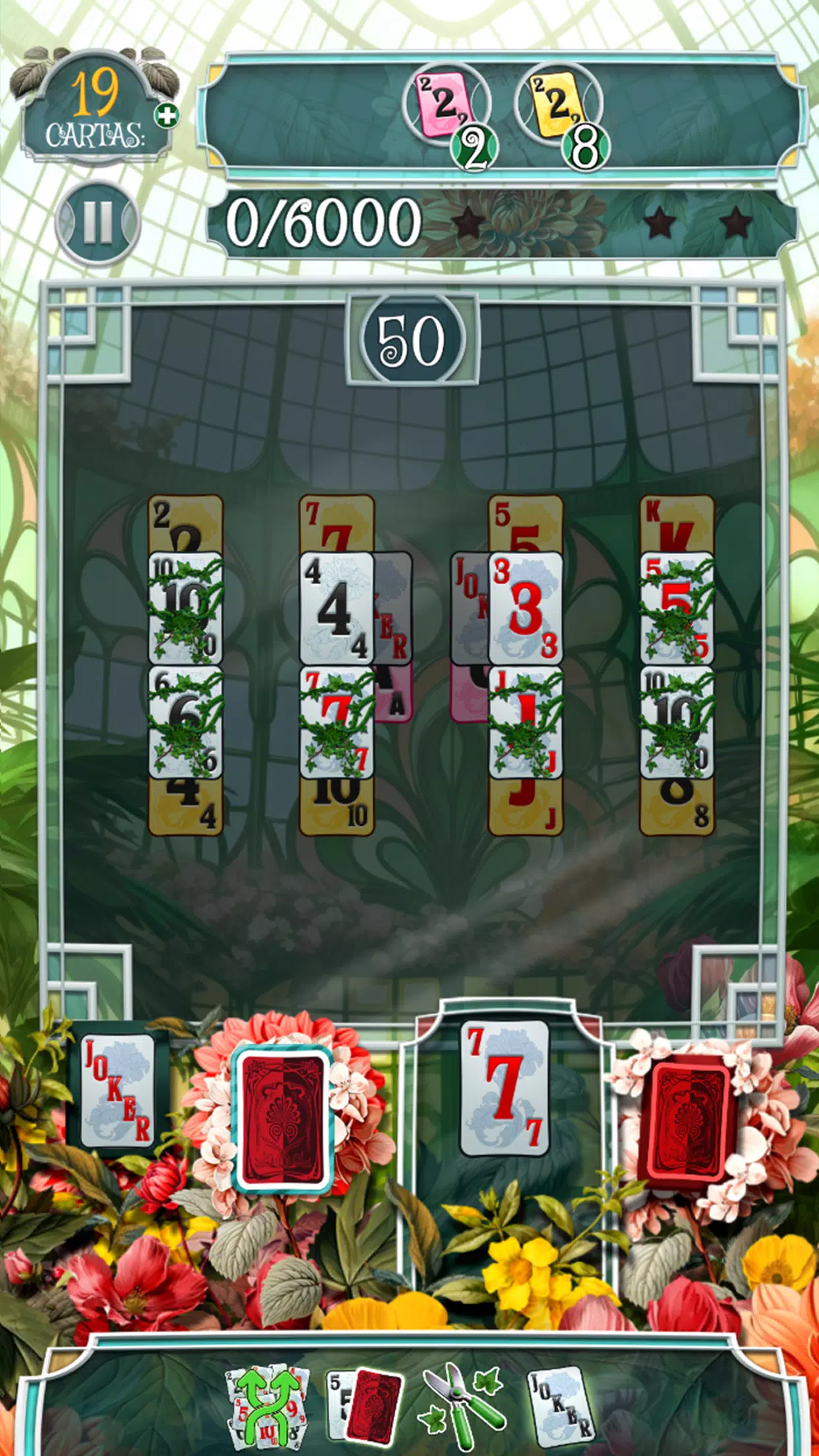 Schermata Greenhouse Solitaire TriPeaks 0