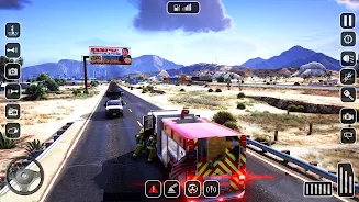 Fire Truck Game:US Firefighter Zrzut ekranu 0