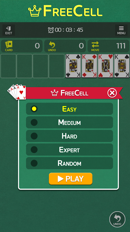 FreeCell - Classic Card Game ภาพหน้าจอ 1