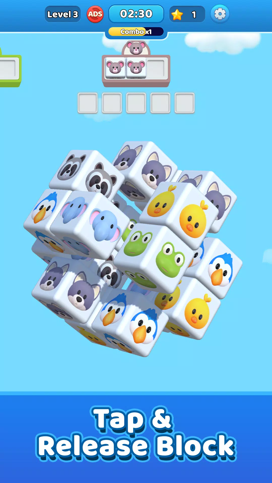 Tap Jam Master: Cube Sort 3D Ảnh chụp màn hình 1