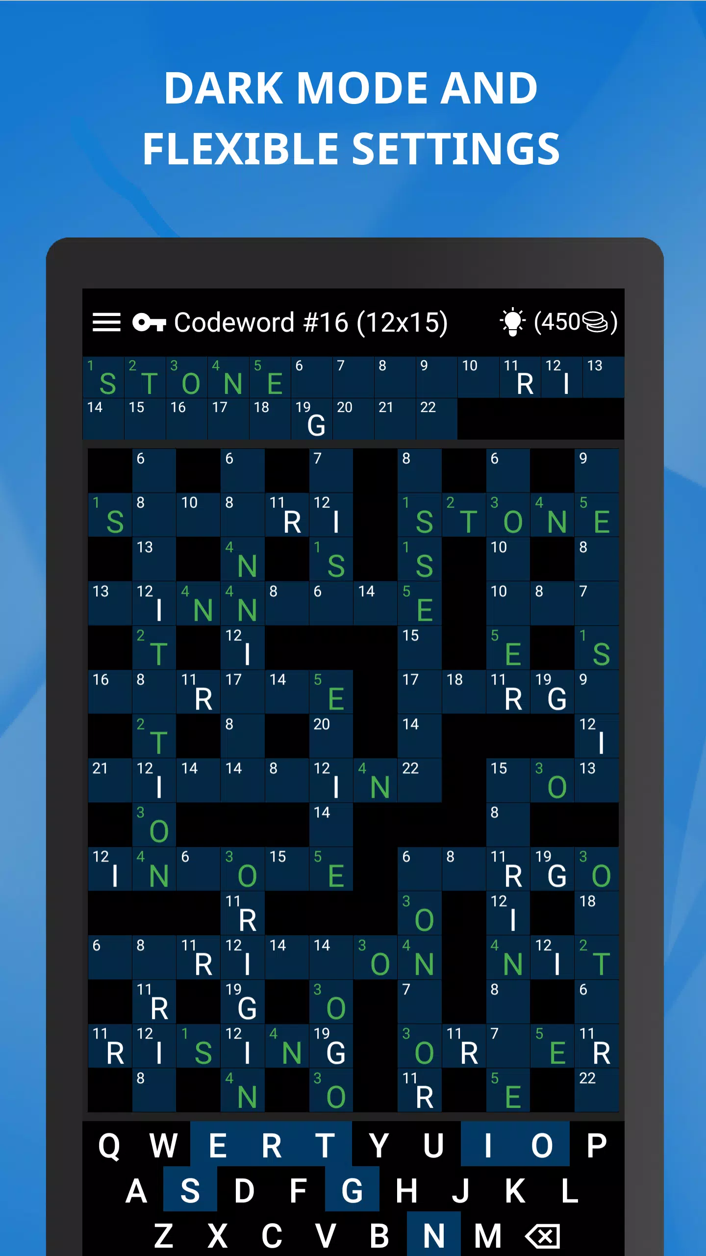 Keywords — Codeword Puzzle Capture d'écran 2