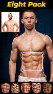 Six pack abs editor for Men Скриншот 0