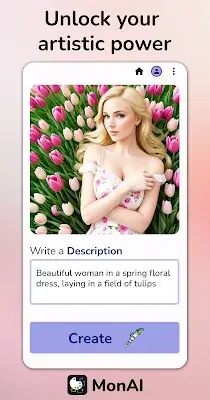 MonAI - AI Art Generator Ekran Görüntüsü 0