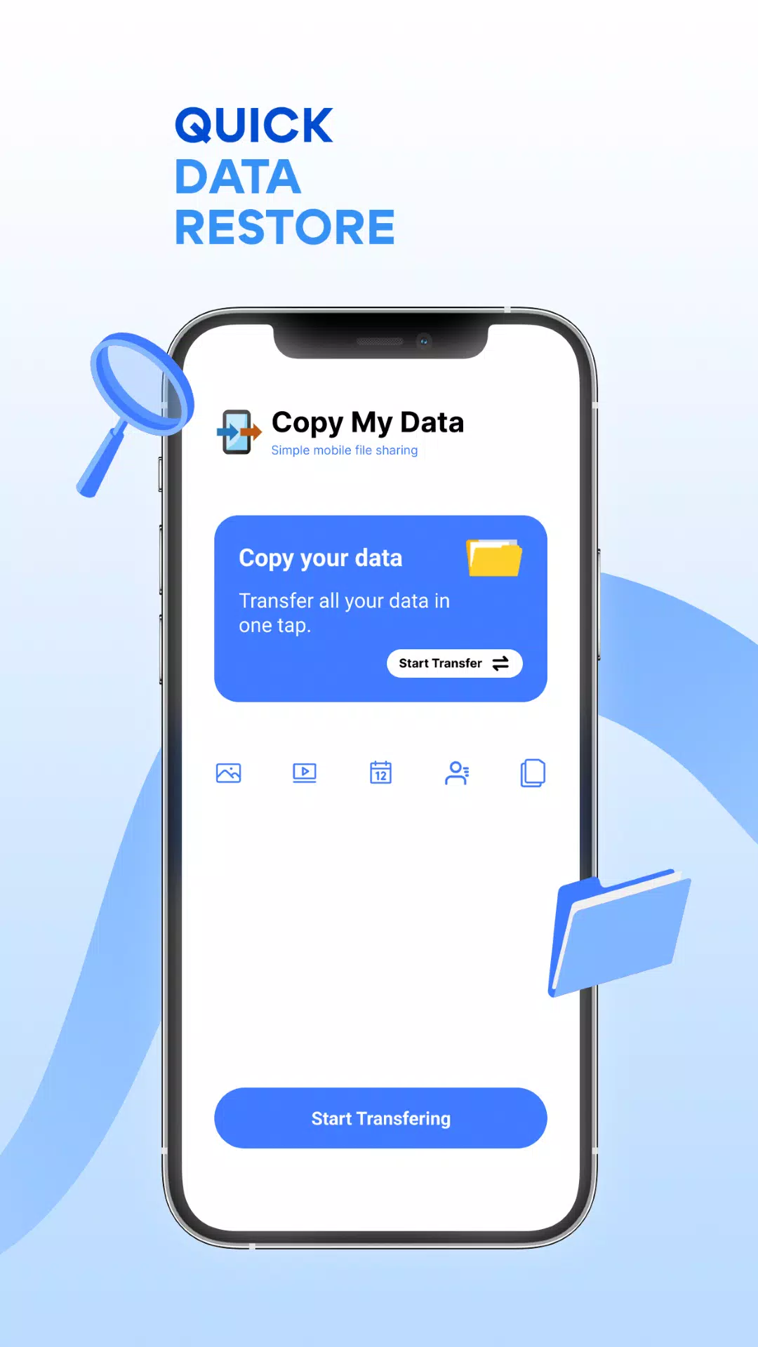 Copy My Data: Transferir a iOS Captura de pantalla 3