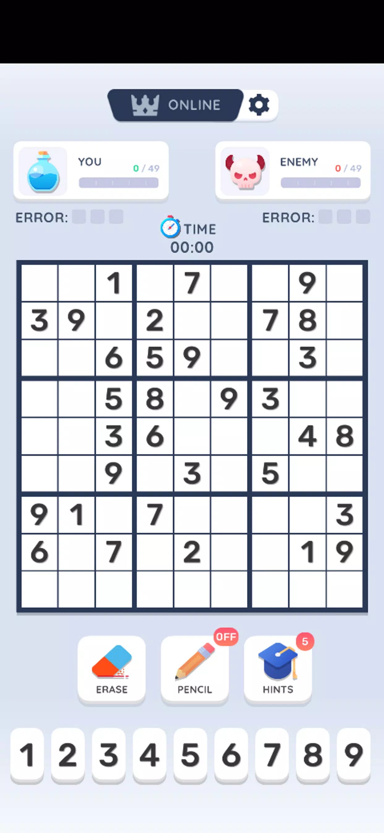 Sudoku Online Tangkapan skrin 2