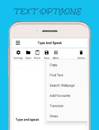 Type and speak Screenshot 0