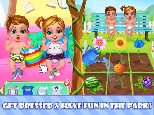 Newborn Sweet Baby Twins 2: Baby Care & Dress Up Screenshot 1