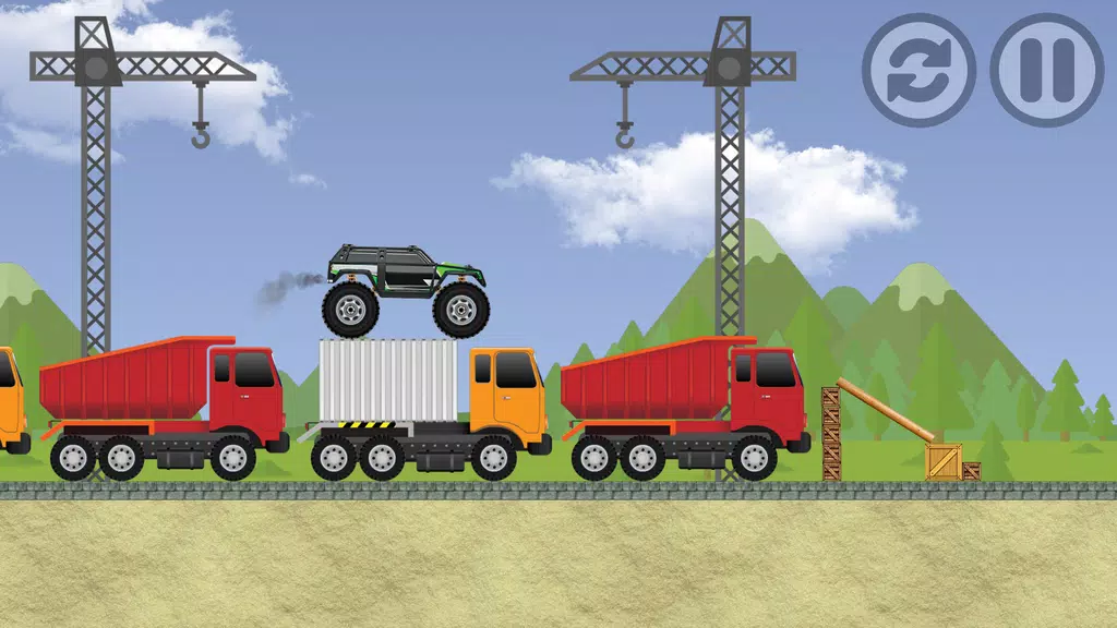 Monster Truck Racing Game Schermafbeelding 2