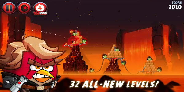 Angry Birds Star Wars 2 ဖန်သားပြင်ဓာတ်ပုံ 2