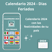 Schermata Calendario 2024- Días Feriados 0