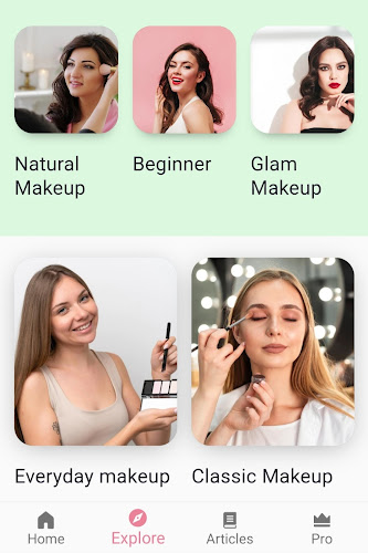 Makeup Tutorial App スクリーンショット 1