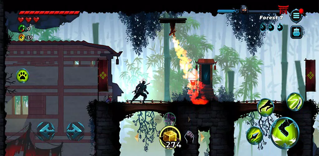 Ninja War: Shadow Adventures Capture d'écran 1