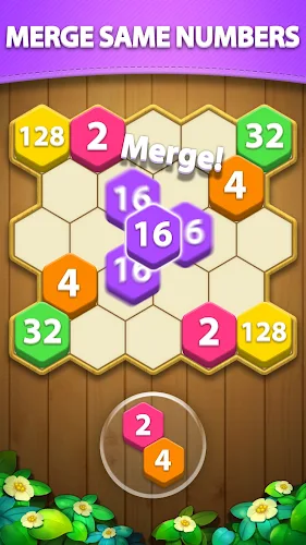 Hexa Block Puzzle - Merge! Ảnh chụp màn hình 2