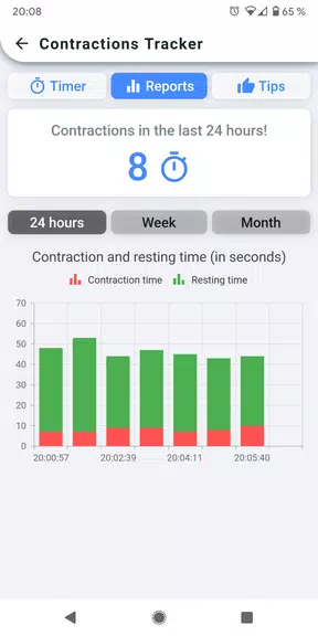 Contractions Tracker Screenshot 1