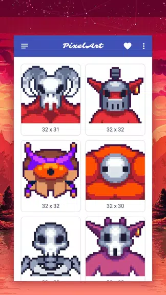 How to draw pixel monsters Screenshot 1