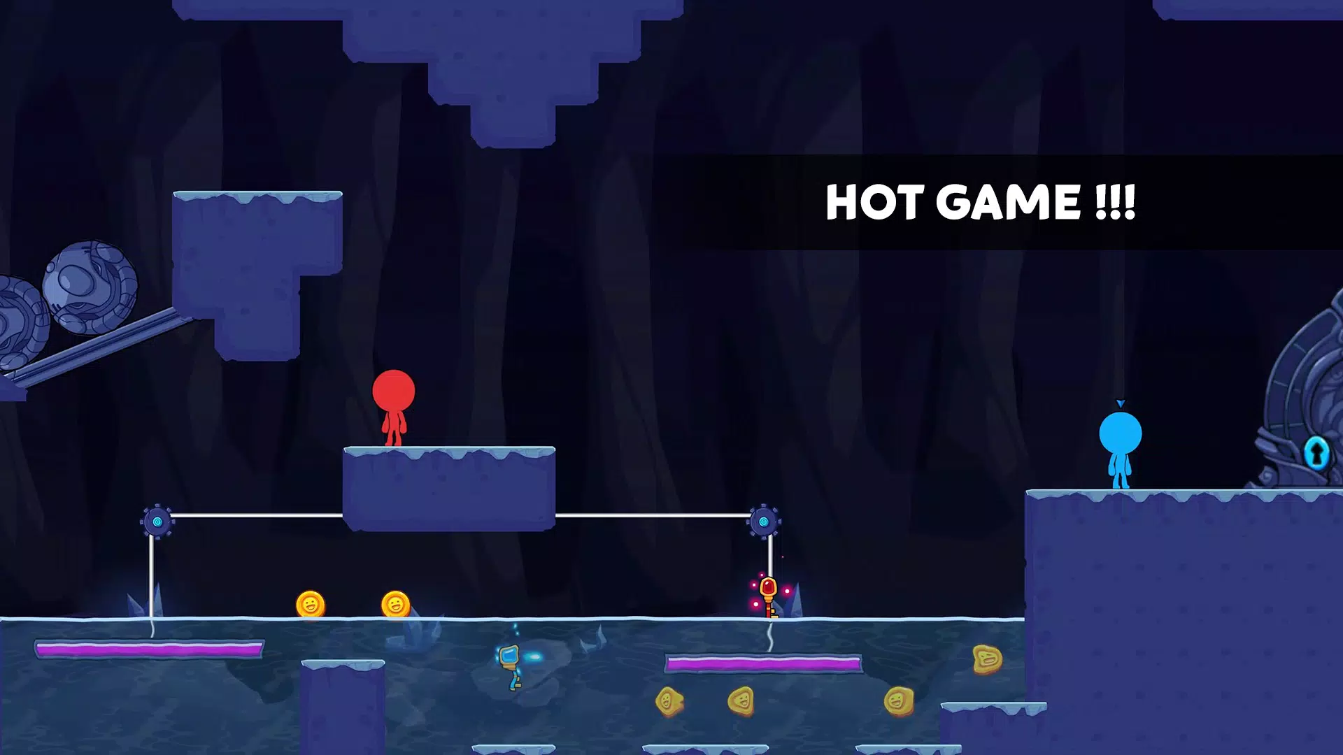 Stick World: Red Blue Journey Schermafbeelding 3