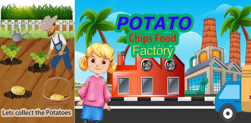 Potato Chips Food Factory Game Tangkapan skrin 2