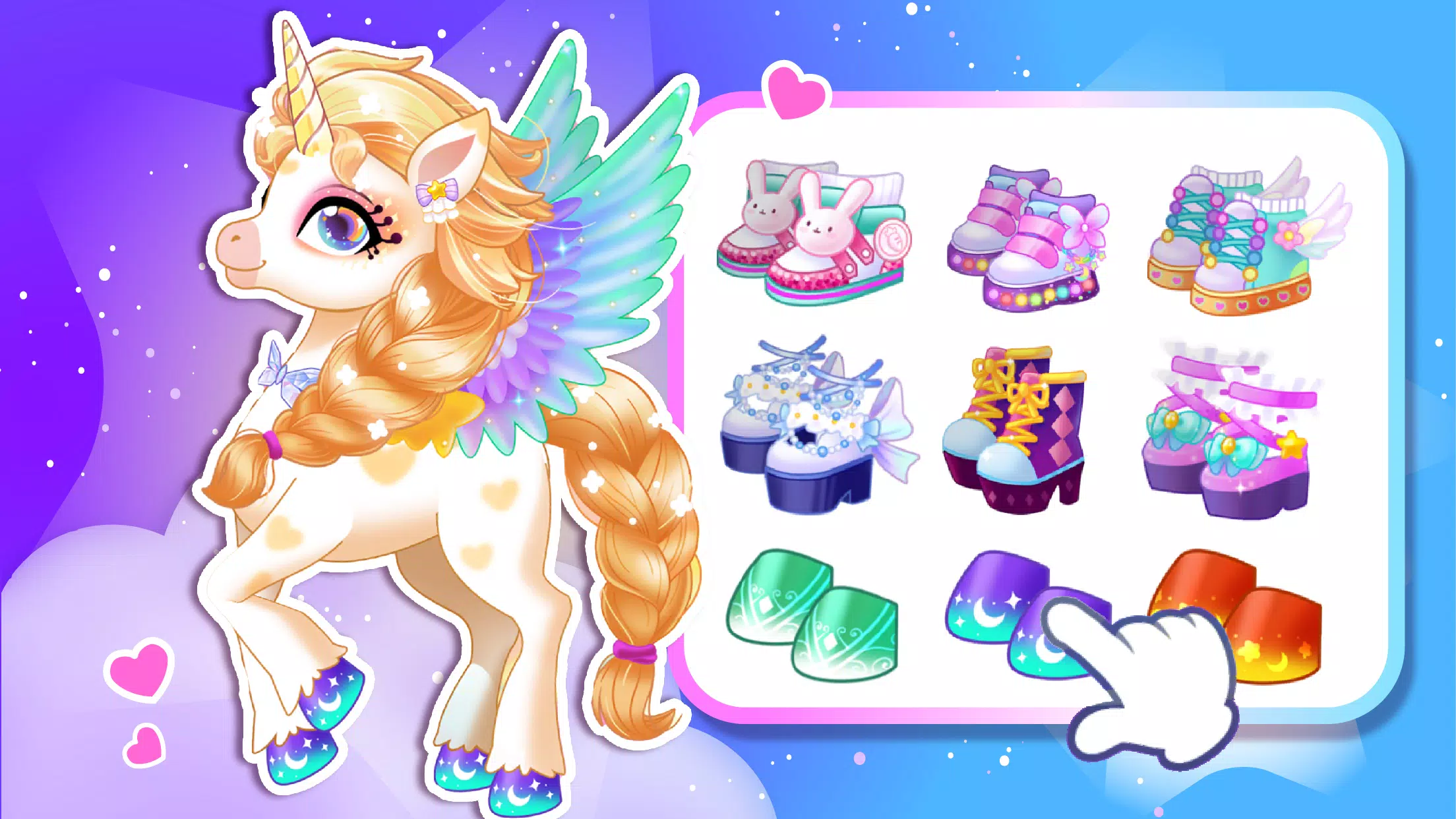 Unicorn Dress up Captura de tela 0